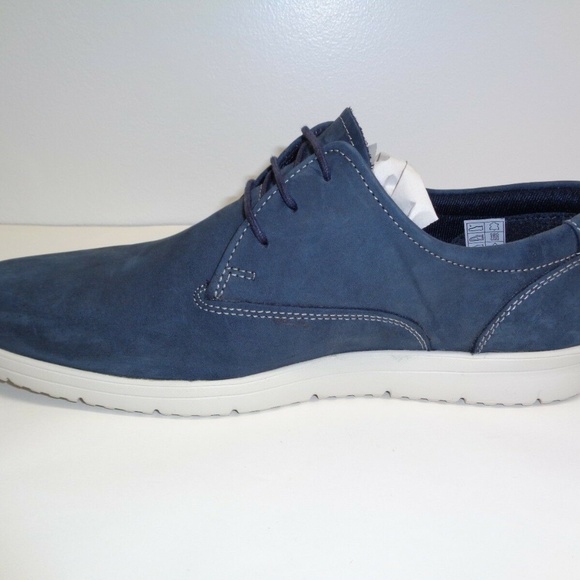 Steve Madden CLAY Navy Blue Leather New Lace Shoes main image 8